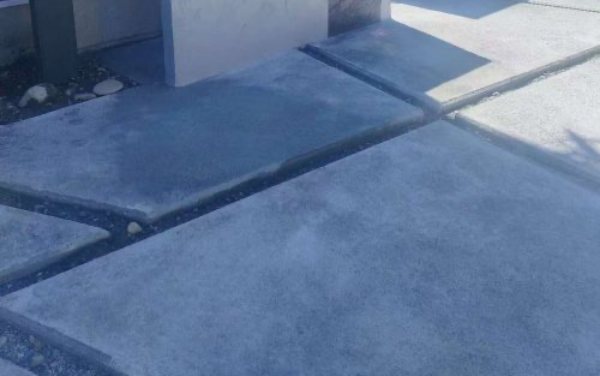 戸建て住宅の外構整備における土間コンクリート施工